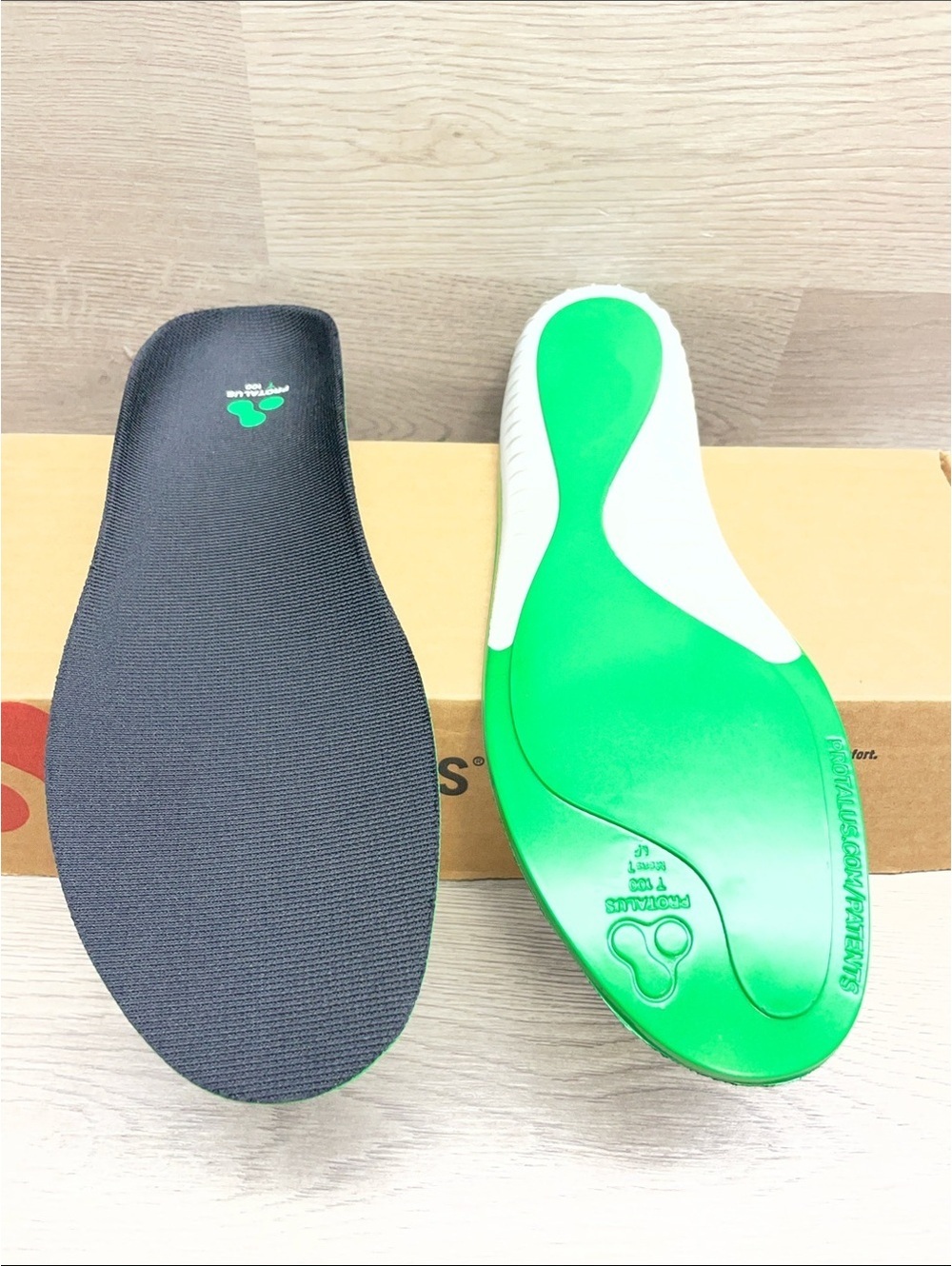 Women's Green & Black Comfort Orthotic Insoles #292